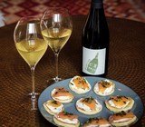 Blinis à la truite fumée